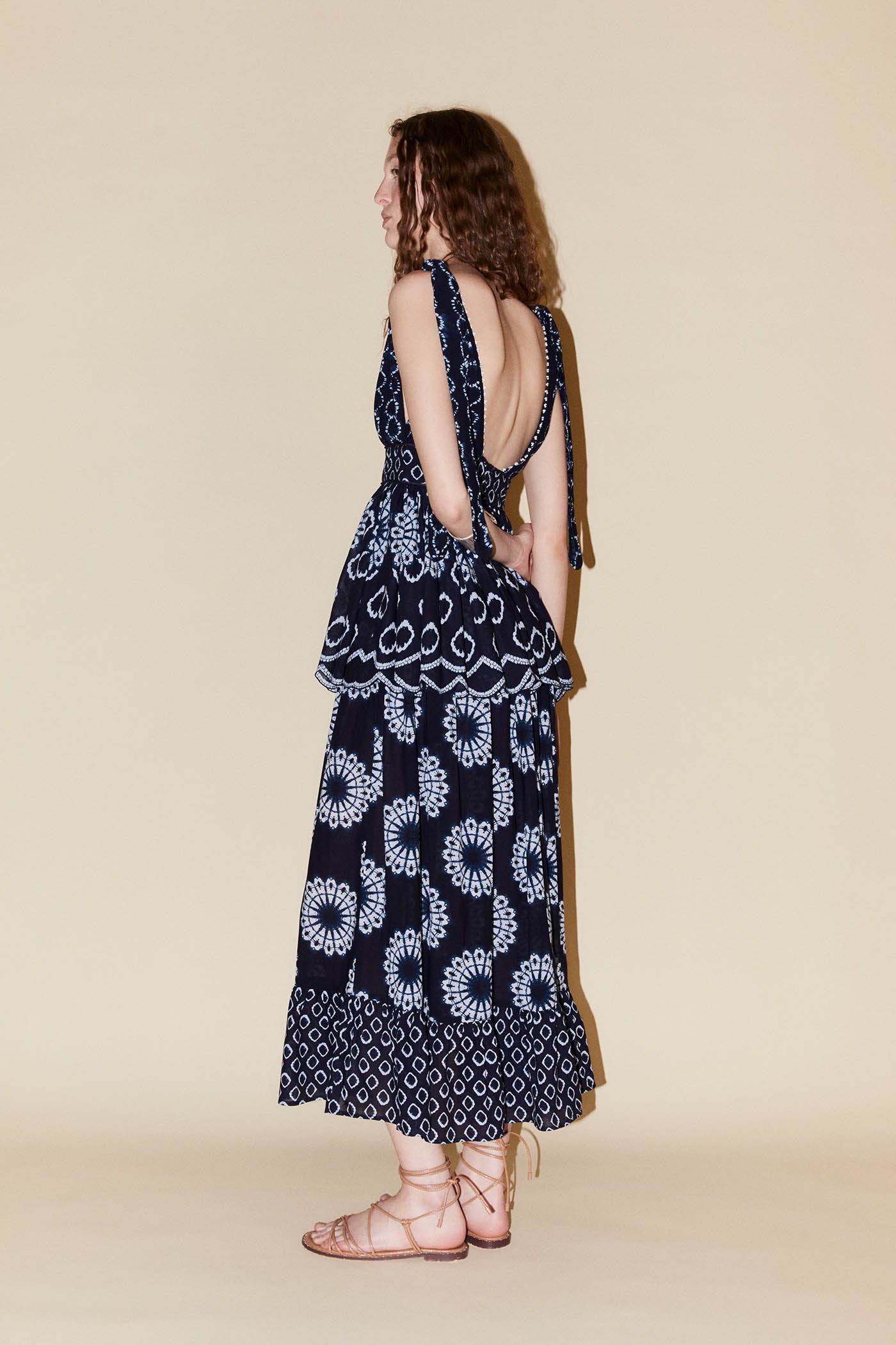 HERA - VESTIDO SIN MANGAS ESTAMPADO
