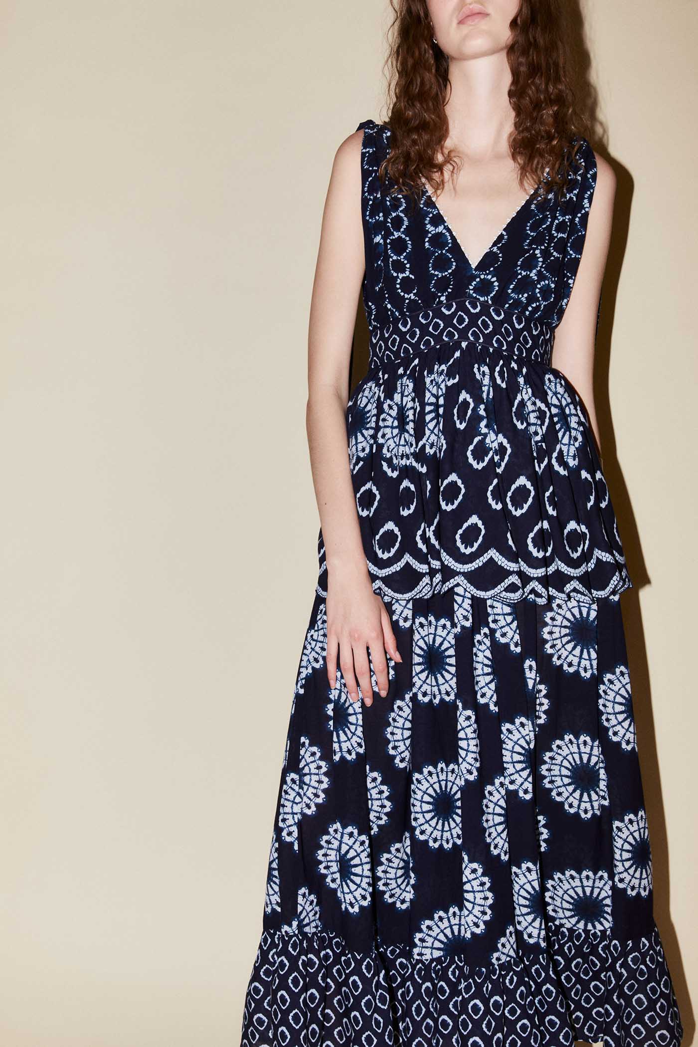 HERA - VESTIDO SIN MANGAS ESTAMPADO