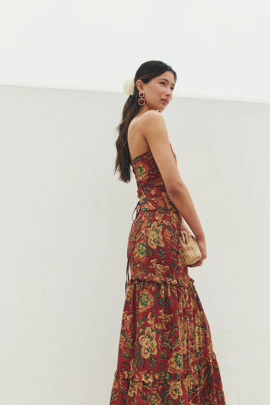 ESTHER - CONJUNTO DE TOP Y FALDA