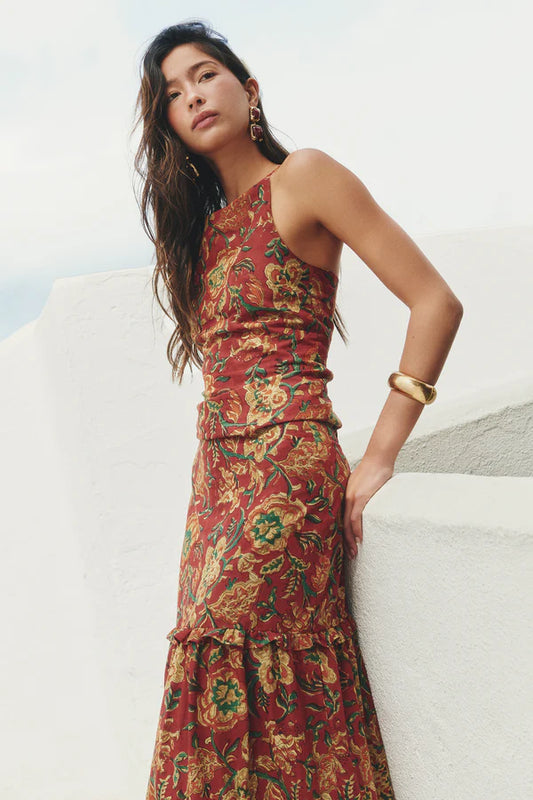 ESTHER - CONJUNTO DE TOP Y FALDA