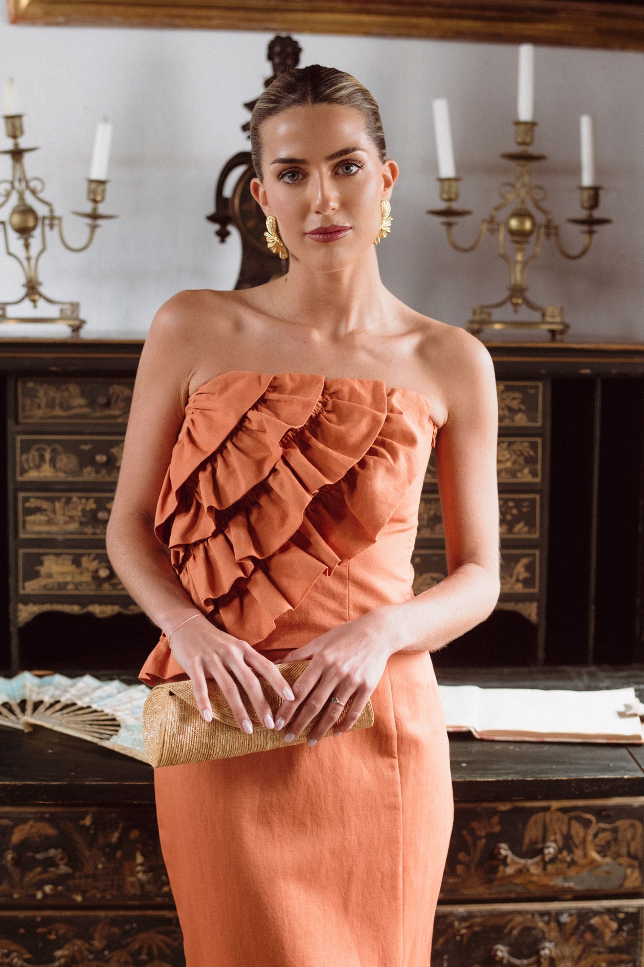 BEATRIZ - CONJUNTO TOP Y FALDA