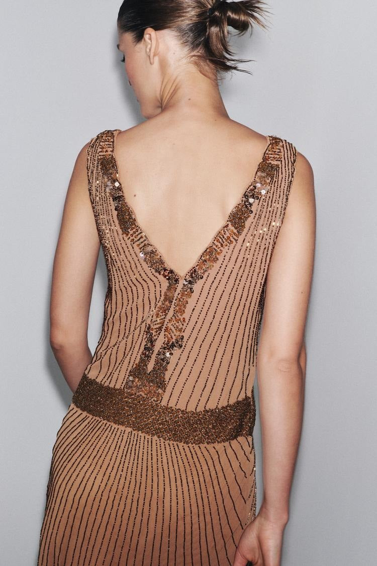 CASANDRA - VESTIDO MIDI BORDADO