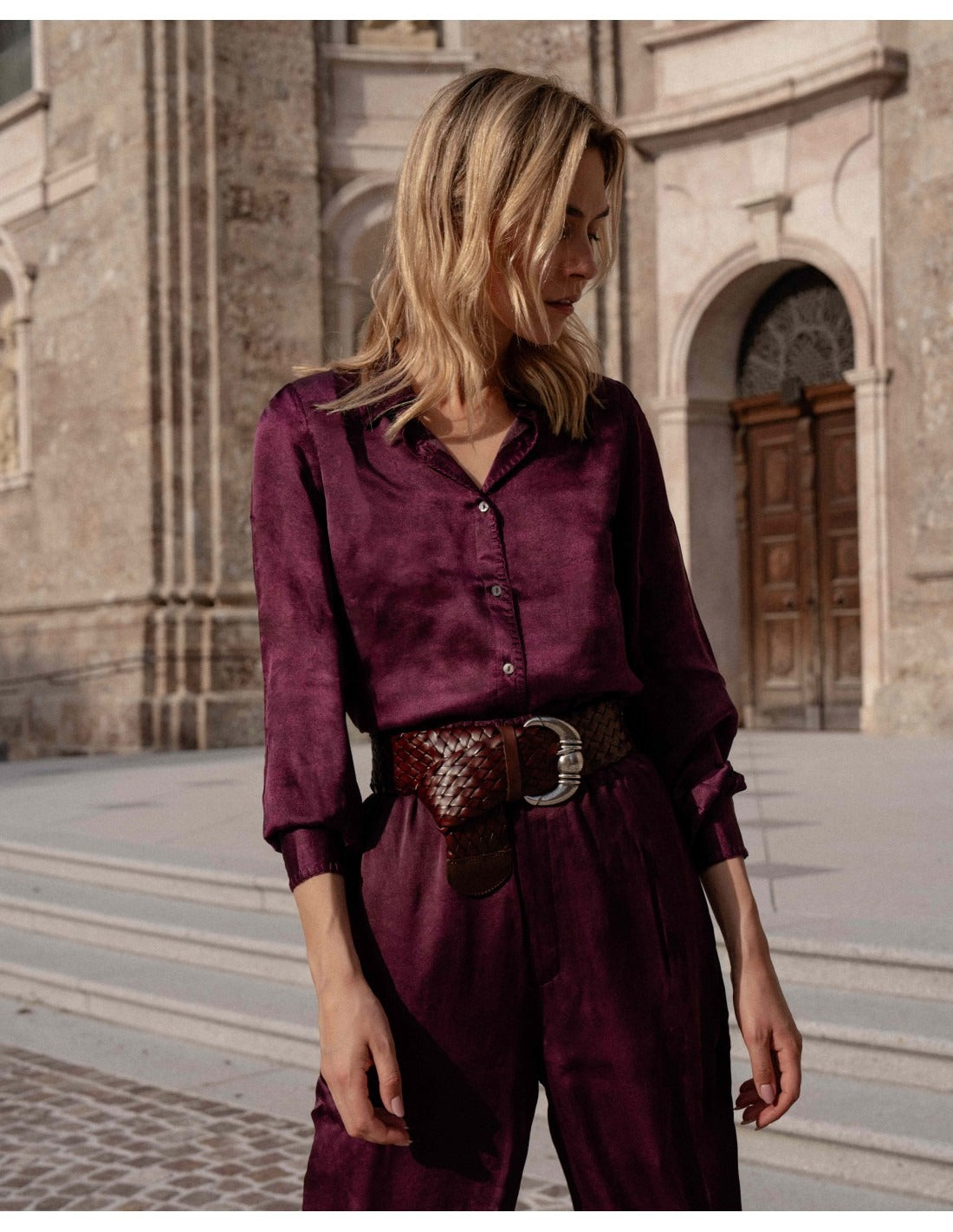 ZULEMA - CONJUNTO DE BLUSA Y PANTALÓN
