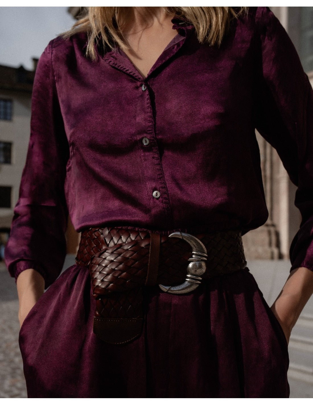 ZULEMA - CONJUNTO DE BLUSA Y PANTALÓN