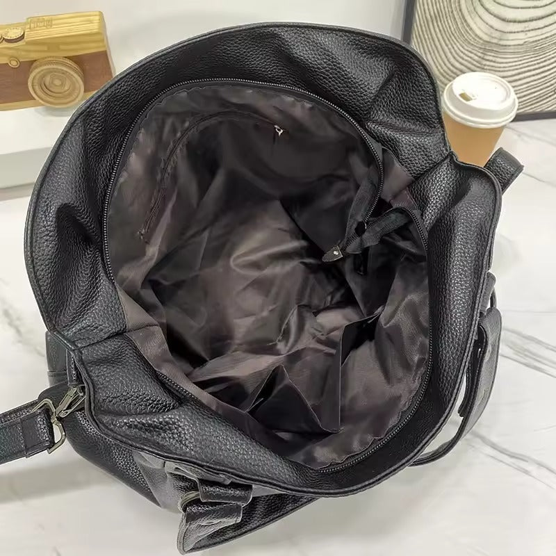 DAYANA - BOLSO DE CUERO TEXTURIZADO
