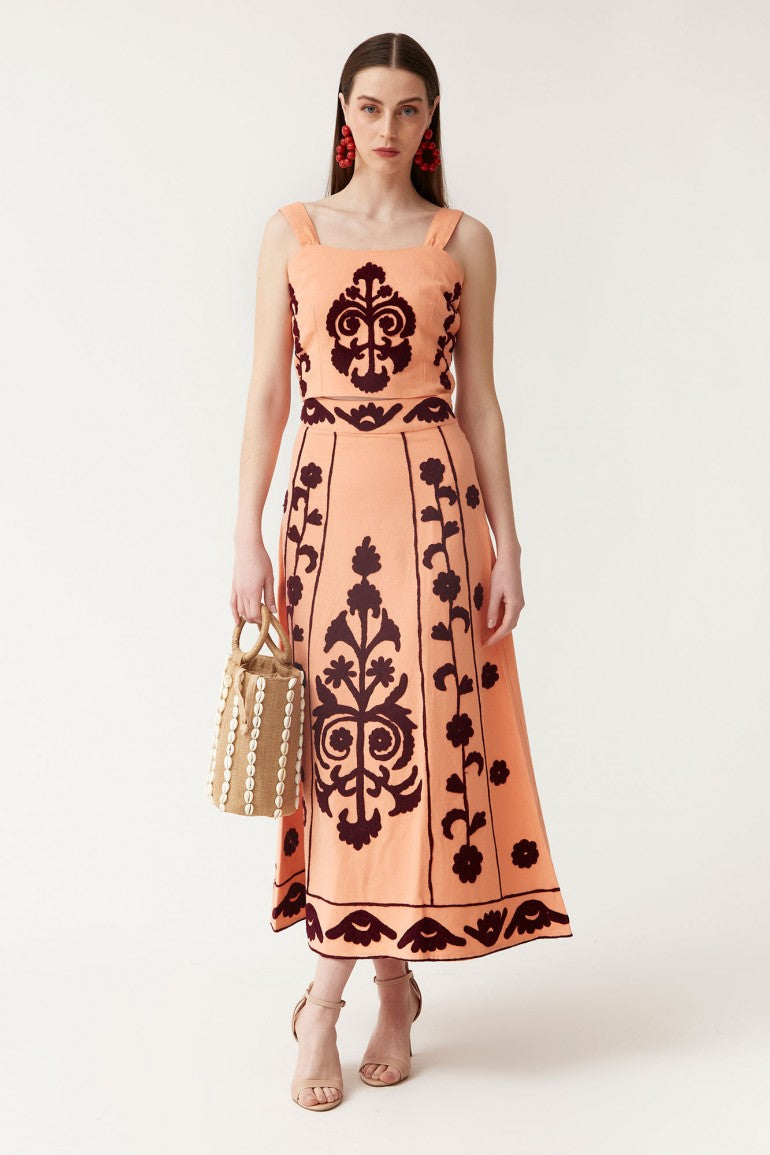 IRENE - CONJUNTO TOP Y FALDA