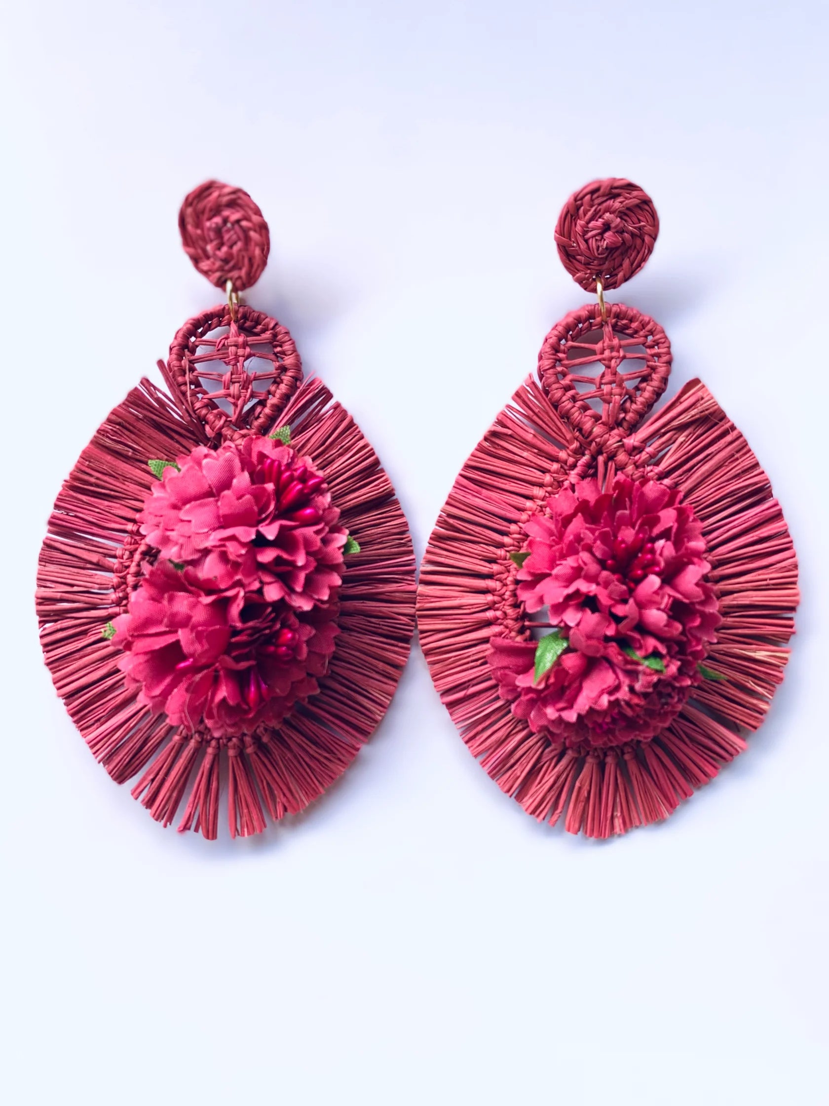PENDIENTES AINHOA - ROSA VIEJO/CORAL