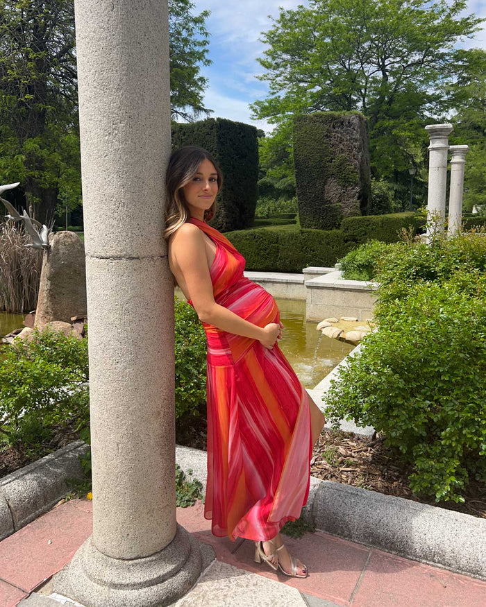 JAZMÍN - VESTIDO CON ESCOTE HALTER