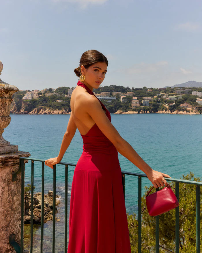 JAZMÍN - VESTIDO CON ESCOTE HALTER
